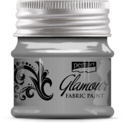  Pentart Glamour textilfesték 50 ml ezüst (33858)