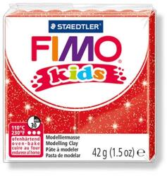 FIMO süthető gyurma, 42g glitter piros (25800-212)