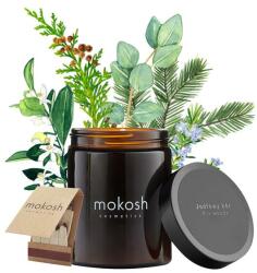 Mokosh Cosmetics Lumânare de soia vegetală Pădure de molid în borcan de sticlă - Mokosh Cosmetics Soja Canddle 180 ml