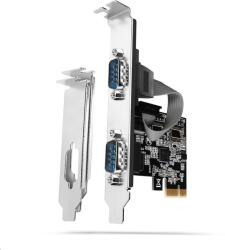 AXAGON 2x Soros port bővítő kártya PCIe (PCEA-S2N) (PCEA-S2N) - mall