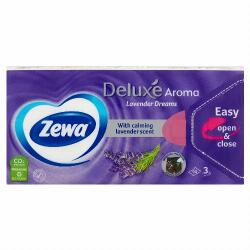 Zewa Deluxe Lavender Dreams illatosított papír zsebkendő 3 rétegű 90 db - cooponline