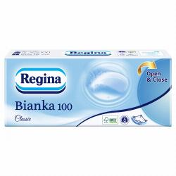 Regina Bianka 100 Classic papír zsebkendő 3 rétegű 100 db - cooponline