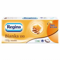 Regina Bianka 100 Méz-Mandula papír zsebkendő 3 rétegű 100 db - cooponline