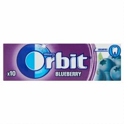 Orbit Blueberry feketeáfonya-ízű cukormentes rágógumi édesítőszerrel 14 g - cooponline