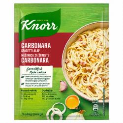 Knorr carbonara spagetti alap 36 g - cooponline