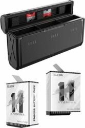 Telesin Cameră Telesin Încărcător portabil Telesin cu 3 canale + 2 baterii pentru GoPro Hero 11 / 10 / 9 (GP-PT-G01)