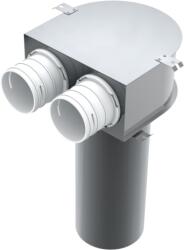 Vents RPZ 125/75*2 M Mennyezeti fém szelepfogadó idom (8697) - meleget