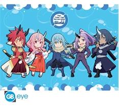 Abysse Corp That Time I Got Reincarnated as a Slime "Chibi Characters" 52x38 cm poszter (ABYDCO671)