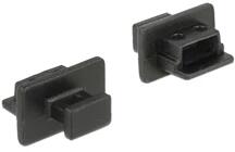 Delock 64011 Porvédo USB 2.0 Mini-B típusú kimenethez fogantyúval 10 db fekete (64011)
