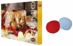 TRIXIE SET Calendar Advent cu recompense pentru pisici + minge din lana pentru pisica