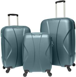 Kring Bigger Bőrönd szett, 3 db, ABS, S + M + L méret, Türkiz