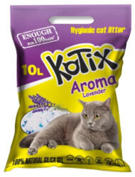 Kotix Asternut Igienic Silicat pentru pisici, Kotix Lavanda, 10L