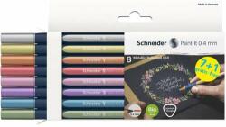 Schneider Set de pixuri roller metalice, 0, 4 mm, SCHNEIDER "Paint-It 050" 8 culori diferite (ML05011502)