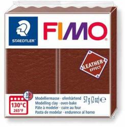 FIMO Argilă FIMO, 57 g, combustibil, FIMO Leather Effect, nuc (8010-779)