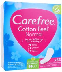Carefree Cotton Feel Normal tisztasági betét aloe vera 56x