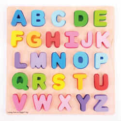Bigjigs Toys Bigjigs Baby Alphabet litere mari (DDBB055)