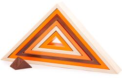 Bigjigs Toys Bigjigs Baby Triunghiuri pliabile din lemn (DDBJ33039)