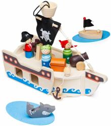 Bigjigs Toys Navă de pirați cu pirați (DDBJ685)