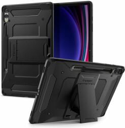Spigen Tough Armor Pro Samsung Galaxy Tab S9+ Plus 12, 4" X810 / X816B kemény hátlap tok ceruzatartóval + állvány - fekete