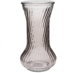 4-Home Vază de sticlă Vivian, maro, 10 x 21 cm