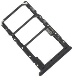 tel-szalk-19296933274 Samsung Galaxy A21 Fekete SIM kártya tálca (2 SIM kártyás telefonokhoz) (tel-szalk-19296933274)