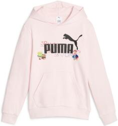 PUMA Gyerek szabadidős cipzár nélküli pulcsi Puma X SPONGEBOB HOODIE K rózsaszín 622213-24 - 152 cm