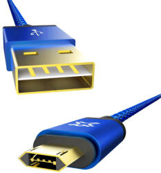 XtremeMac Cablu microUSB reversibil acoperit cu material textil TPU (XCL-RMU-23)