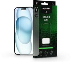 MyScreen Apple iPhone 15 Plus/15 Pro Max rugalmas üveg képernyővédő fólia - MyScreen Protector Hybrid Glass Green - transparent