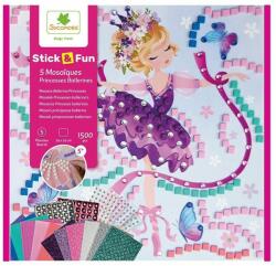 D'Arpeje Sycomore Stick'N Fun Balerina hercegnők mozaikkép készítő szett (CRE7060) - jatekwebshop