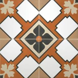 Equipe Cerámicas Rivoli Turin barna cementlap mintás járólap