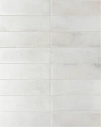  6x18, 6 EQUIPE Raku White hosszúkás fehér PADLÓ és FAL Burkolat