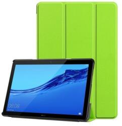 Samsung Tab S7 Plus 12.4 / Tab S7 FE 12.4 / Tab S8 Plus 12.4, mappa tok, Trifold, zöld - tok-shop