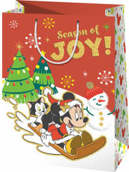 Cardex Mickey egér karácsonyi gigant méretű ajándéktáska 40x56x20cm (39088C) - jatekshop