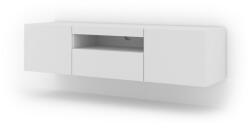 BIM Furniture TV-szekrény Matt Fehér Színben Aura 150 (bim_TV_STAND_AURA_150_WHITE_MAT_5903769709700) - mobiliamo