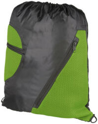 EVERESTUS Saculet cu 2 buzunare frontale din plasa, poliester 210D, Everestus, 8IA19057, verde lime (EVE06-12028702)