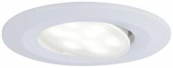 Paulmann 99926 Calla fürdőszobai beépíthető lámpa, kerek, billenthető, fehér, 4000K természetes fehér, beépített LED, 680 lm, IP65 (99926)