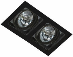 AZzardo Sisto beépíthető lámpa, fekete, GU10, 2x50W, AZ-2809 (AZ-2809)