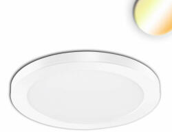 LEDIUM Slim Flex LED mélysugárzó, 18W, 1530lm, ColorSwitch 3000-3500-4000K változtatható fehér, 120°, CRI80, IP44, 22cm átmérő, fehér (OH9114026)