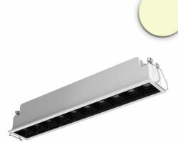 LEDIUM Süllyesztett Slim LED lámpatest, fehér/fekete, 11W, 650lm, 3000K melegfehér, 28cm, IP20, CRI90, 30°, fényerőszabályozható (OH9113848)