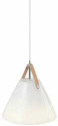 Nordlux Strap 27 1 ágú függeszték, fehér, E27, max. 40W, 27cm átmérő, 84313001 (84313001)