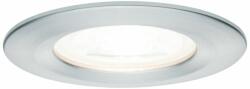 Paulmann 93443 Nova fürdőszobai beépíthető lámpa, kerek, fix, fehér, 2700K melegfehér, GU10 foglalat, 460 lm, IP44 (93443)
