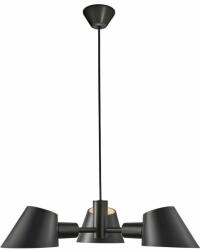 Nordlux Stay több ágú függeszték, fekete, E27, max. 28W, 15.8cm átmérő, 2120703003 (2120703003)