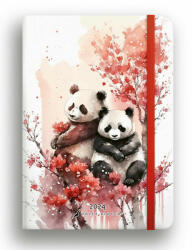 Dolce Blocco Secret Diary 2024. évi - Panda - Ajándék jelölőcímkével