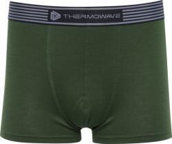 Thermowave Férfi funkcionális boxeralsó Merino LIFE Thermowave - zöld ruházat méretei XL