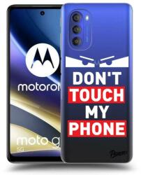 Picasee Husă transparentă din silicon pentru Motorola Moto G51 - Shadow Eye - Transparent