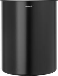 Brabantia Papírkosár fedél nélkül, 15L - D méret, H=262mm, D=325mm, acél, matt fekete - 181443 (181443)
