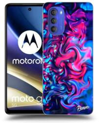 Picasee Husă transparentă din silicon pentru Motorola Moto G51 - Redlight