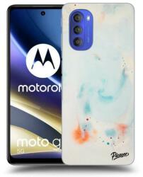 Picasee Husă neagră din silicon pentru Motorola Moto G51 - Splash