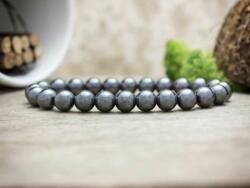 R. M. ékszer Hematit ásvány karkötő (2800-RM-21)