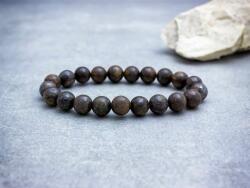R. M. ékszer Helyes ösvény bronzit ásvány karkötő (13329-RM-21)